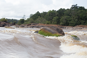 Rapids on the Essequibo River, Just below Rockstone, Guyana